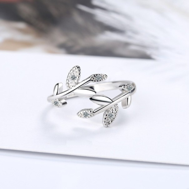 Anel feminino D2123 prateado