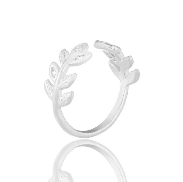 Anel feminino D2372 prateado