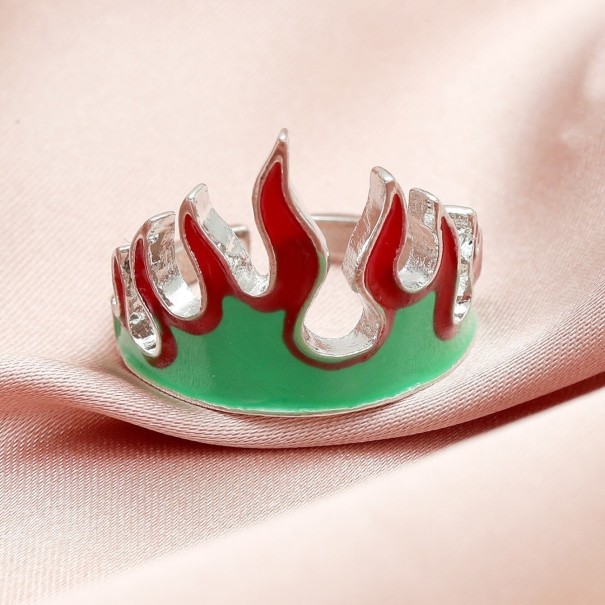 Anel feminino D2526 verde