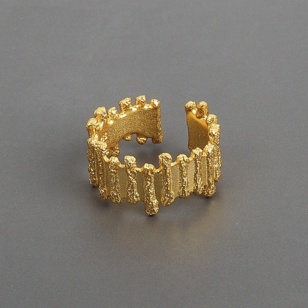 Anel feminino D2856 dourado