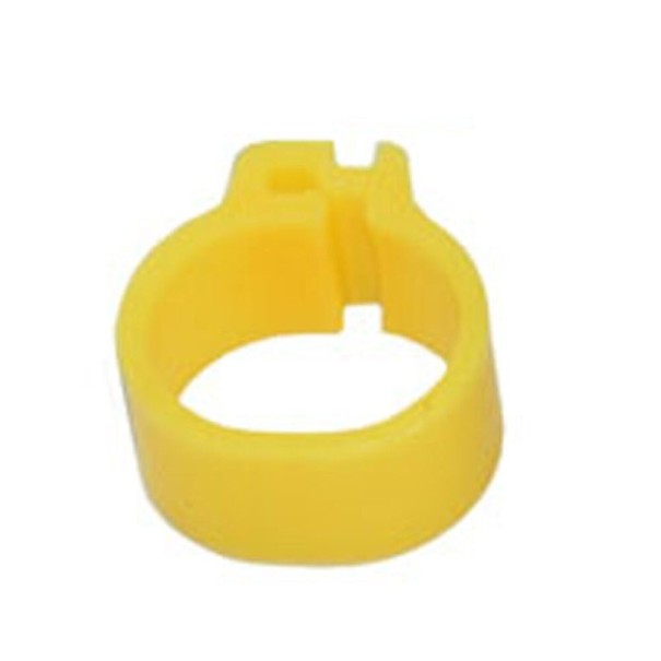 Anelli colorati per uccelli 100 pz giallo