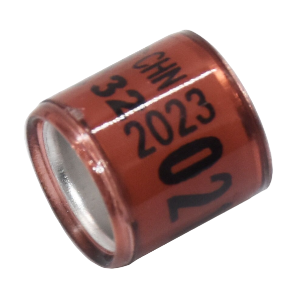 Anelli per piccioni 50 pz marrone