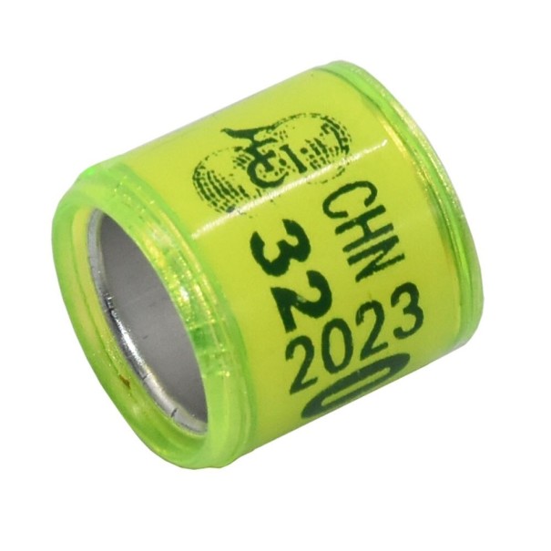 Anelli per piccioni 50 pz verde neon