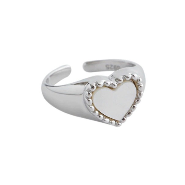 Anello da donna con cuore D2289 argento