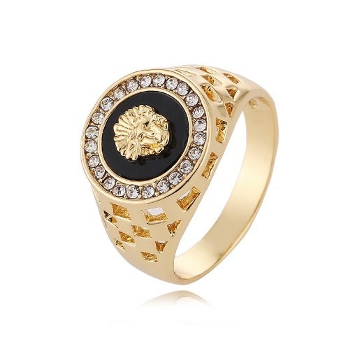 Anello elegante da uomo J1554 oro 9