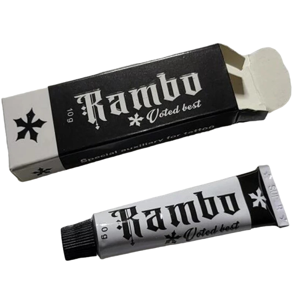 Anestezic 75% Crema pentru tatuaje Rambo 10 g Anestezic local 75% Crema pentru amortire inainte de tatuare 10 g 1