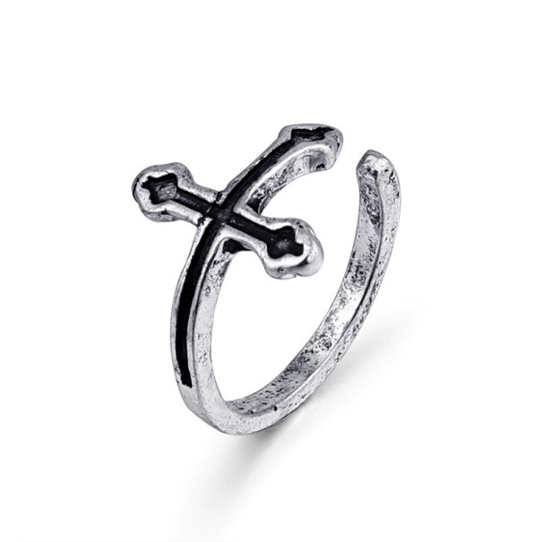 Anillo con cruz D2397 4