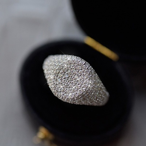 Anillo D1383 plateado 9