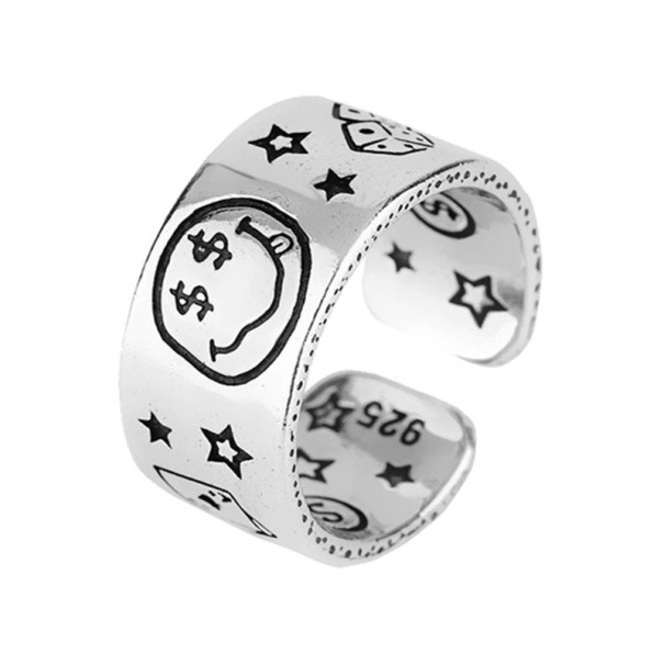 Anillo D1612 plateado