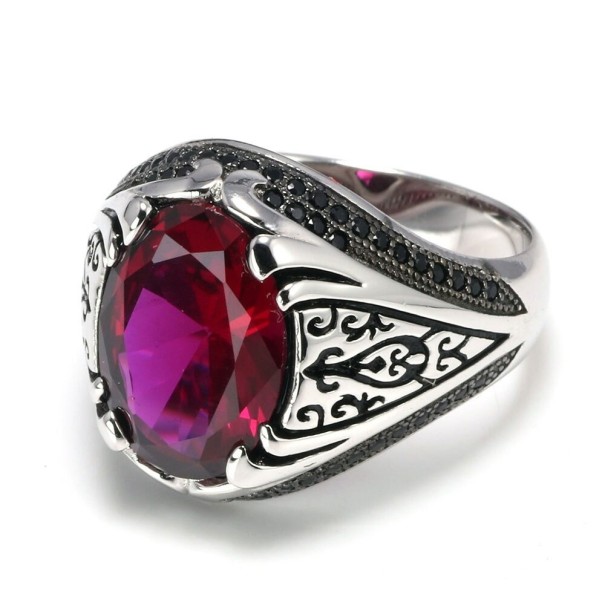 Anillo D1620 rosa oscuro 10
