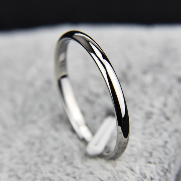 Anillo D2476 plateado 4