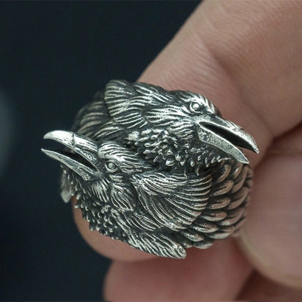 Anillo de cuervo para hombre 9