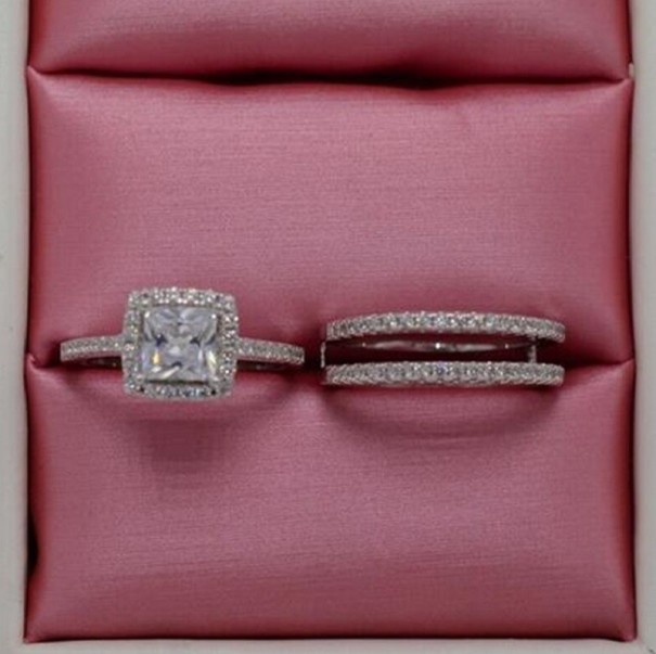 Anillo de mujer 2 piezas D1103 7 1