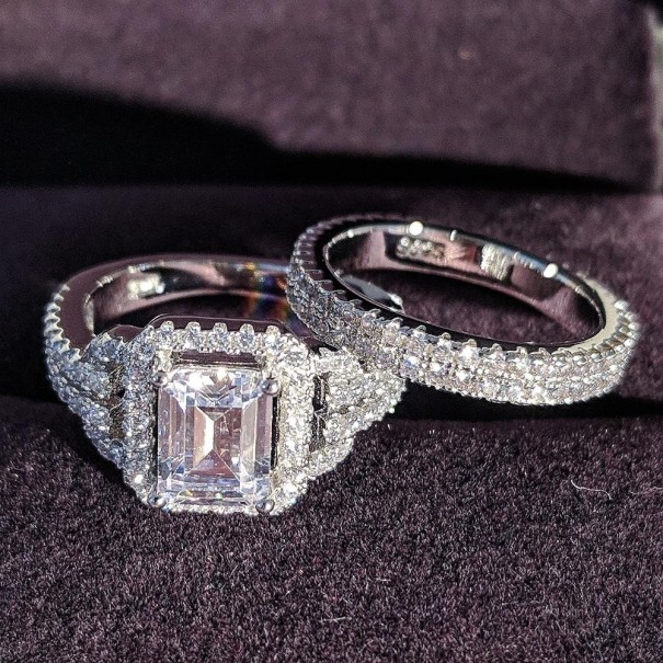 Anillo de mujer 2 piezas D1653 5