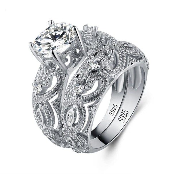 Anillo de mujer 2 piezas D2707 6