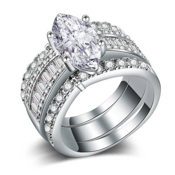 Anillo de mujer 3 uds. 5