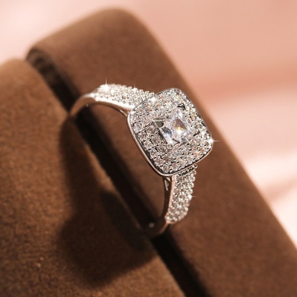 Anillo de mujer con circonita D877 6 2