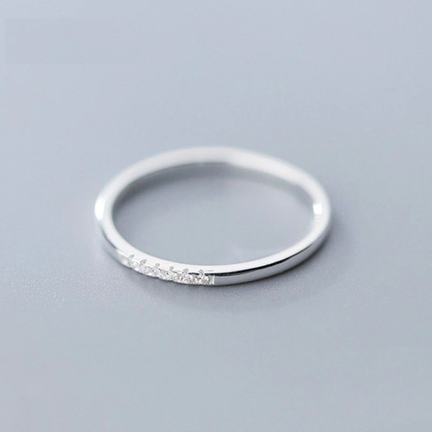 Anillo de mujer con circonita D879 6
