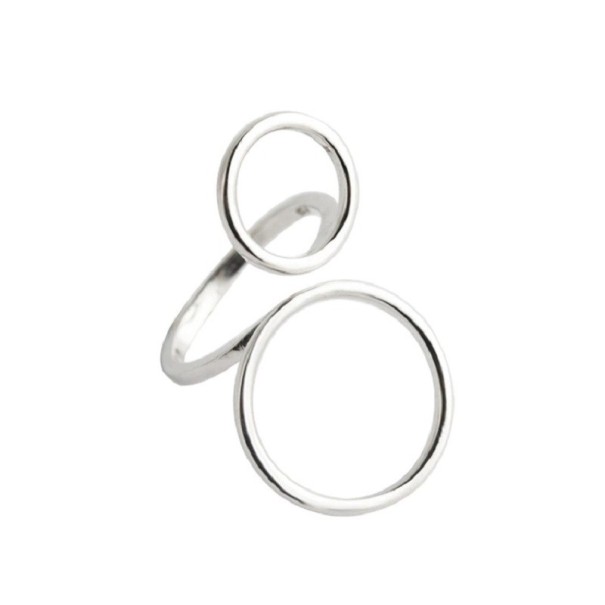 Anillo de mujer con círculos 1