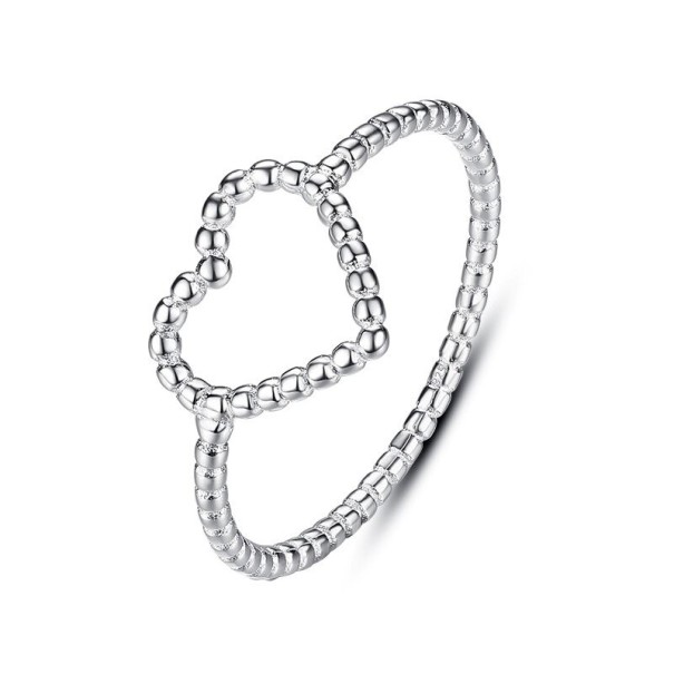 Anillo de mujer con corazón D1031 8