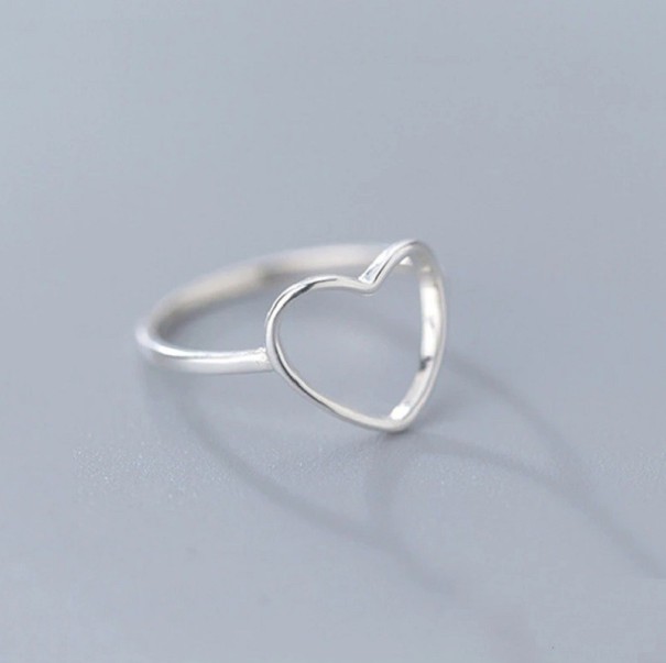 Anillo de mujer con corazón D1075 6,5