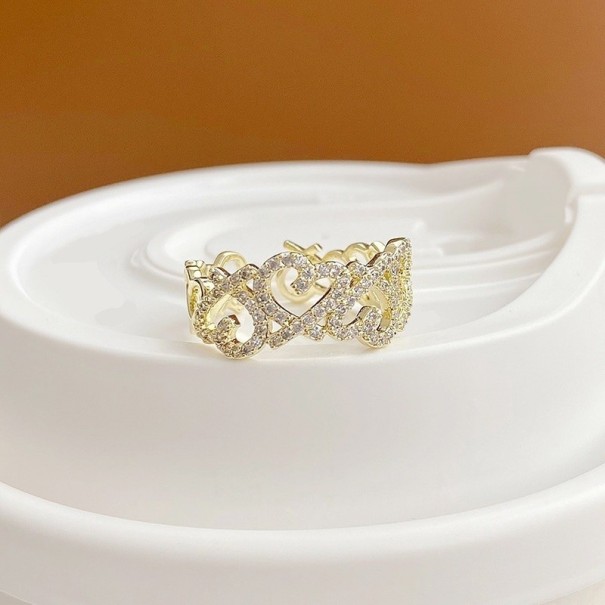 Anillo de mujer con corazón D2193 2