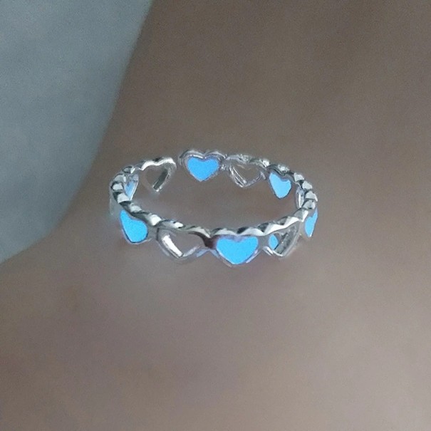 Anillo de mujer con corazón D2396 2