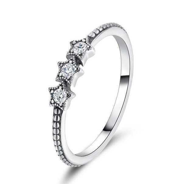 Anillo de mujer con estrellas D1322 7