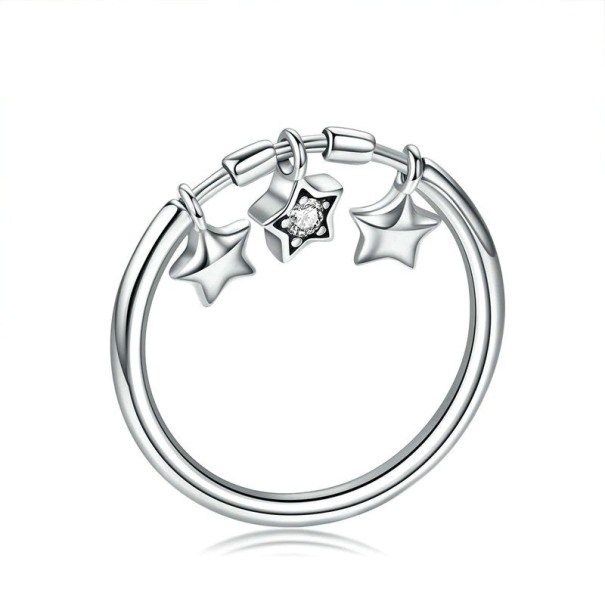 Anillo de mujer con estrellas D1835 7