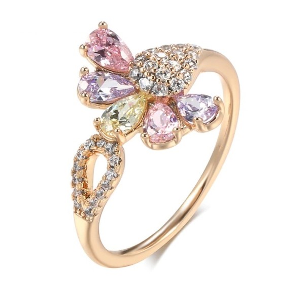 Anillo de mujer con flor D2979 10