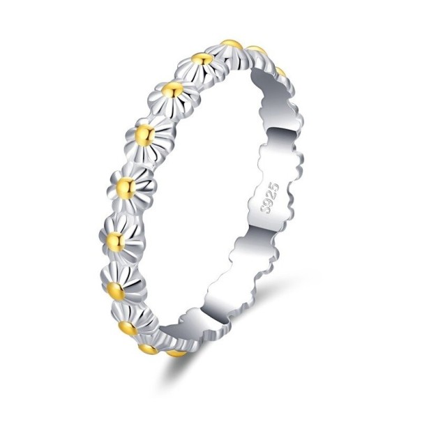 Anillo de mujer con flores D2301 7