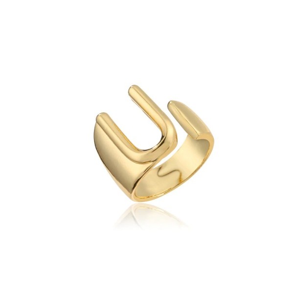 Anillo de mujer con letra del alfabeto D2399 U