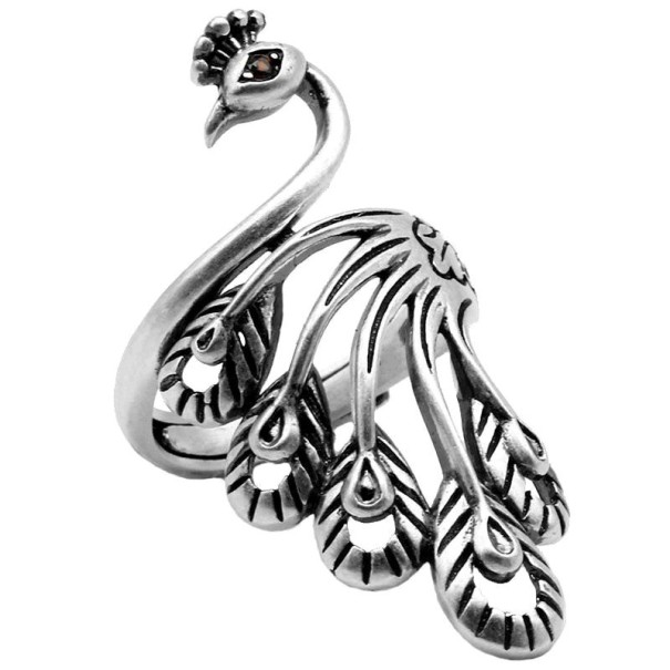 Anillo de mujer con pavo real 1