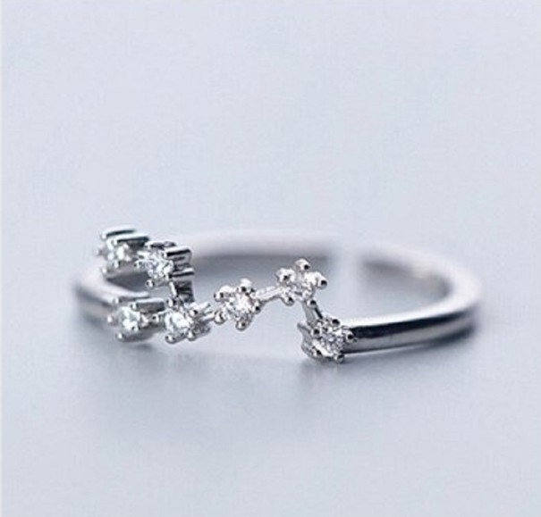 Anillo de mujer con signo del zodiaco 2