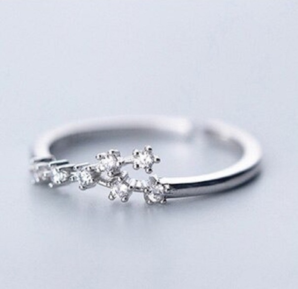 Anillo de mujer con signo del zodiaco 7