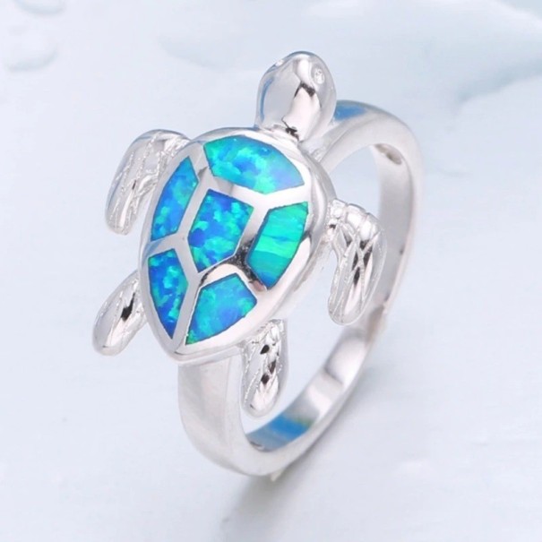 Anillo de mujer con tortuga D2841 5