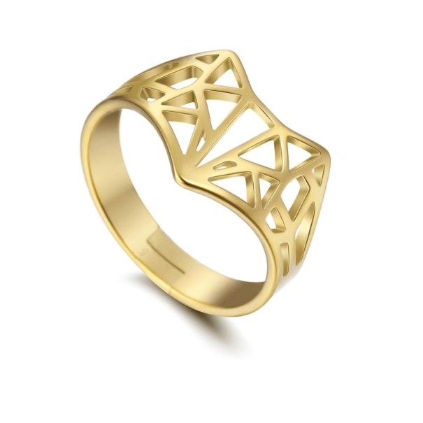 Anillo de mujer con zorro dorado 2