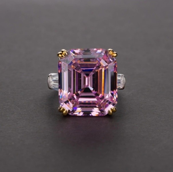 Anillo de mujer D1061 rosa 7