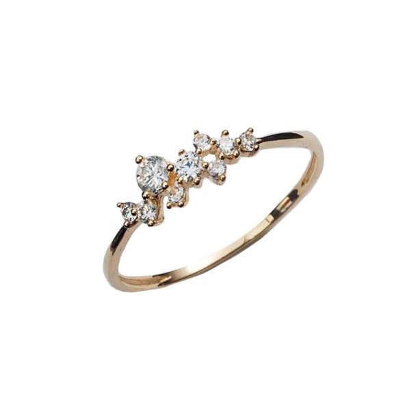 Anillo de mujer D1097 dorado 6