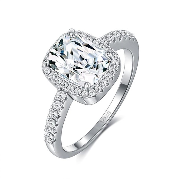 Anillo de mujer D1143 blanco 5