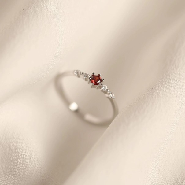Anillo de mujer D1275 plateado 5