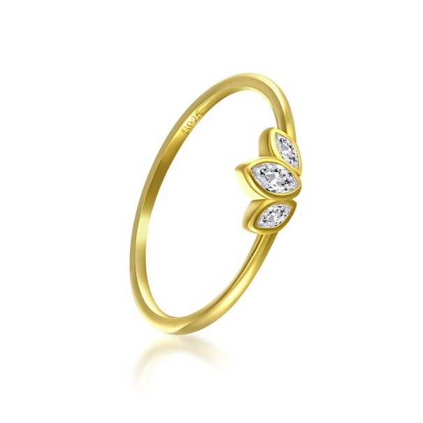 Anillo de mujer D1321 dorado 6