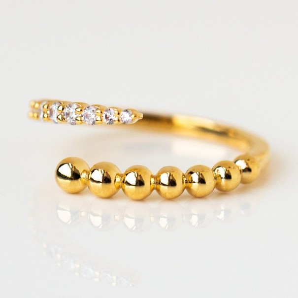 Anillo de mujer D1338 dorado 1
