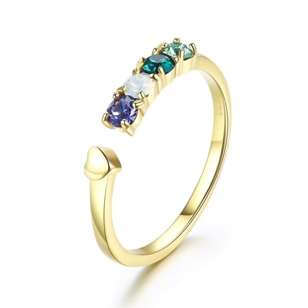 Anillo de mujer D1363 dorado