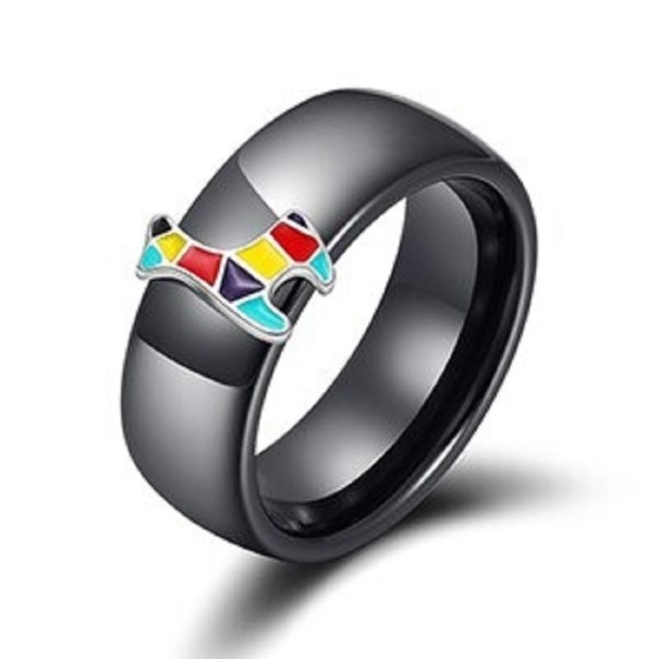 Anillo de mujer D1600 negro 7