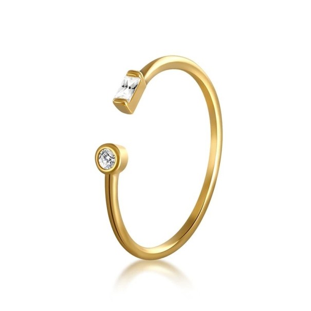 Anillo de mujer D1603 dorado