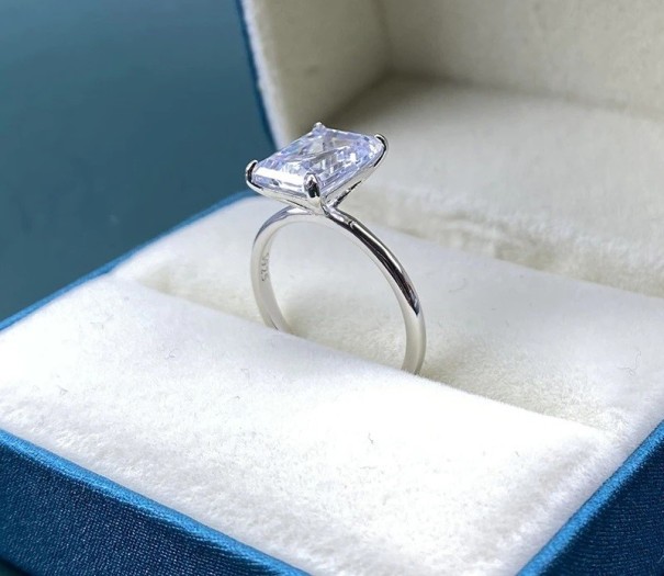 Anillo de mujer D1752 plateado 8