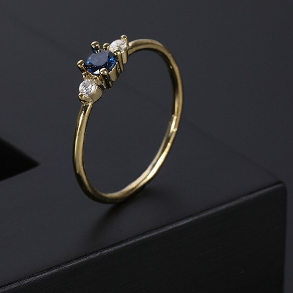 Anillo de mujer D1755 dorado 9