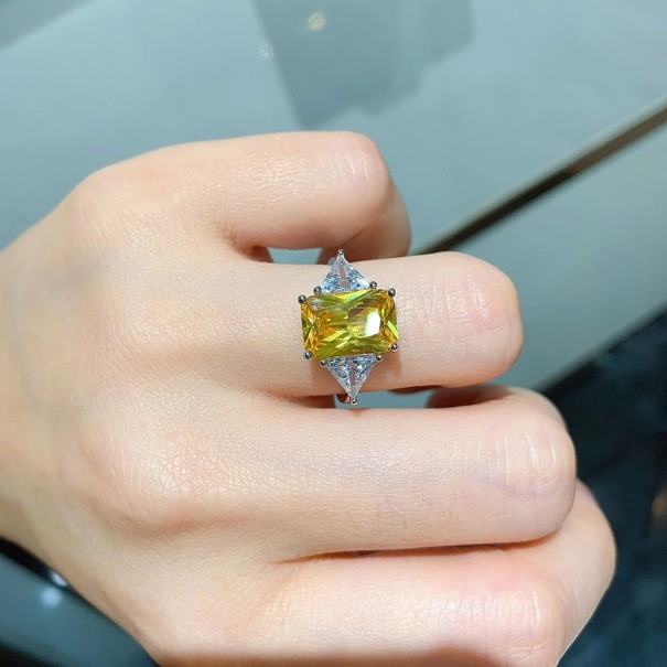 Anillo de mujer D1759 amarillo