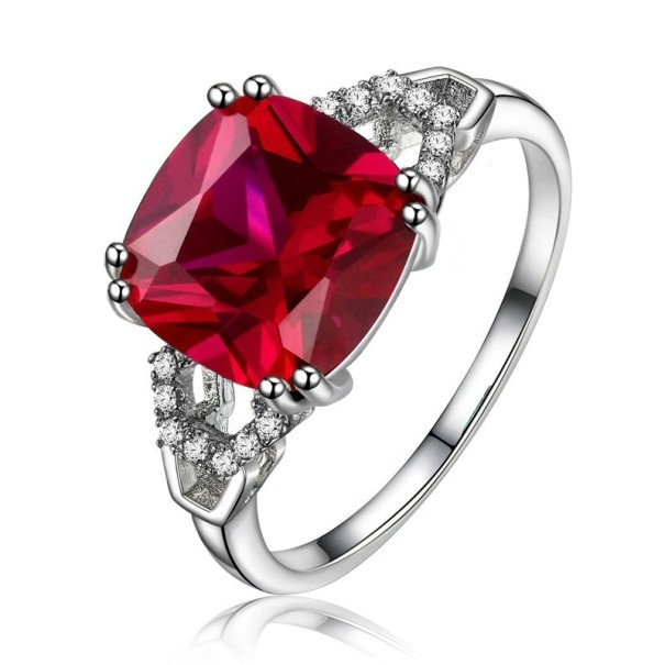 Anillo de mujer D1822 rojo 6